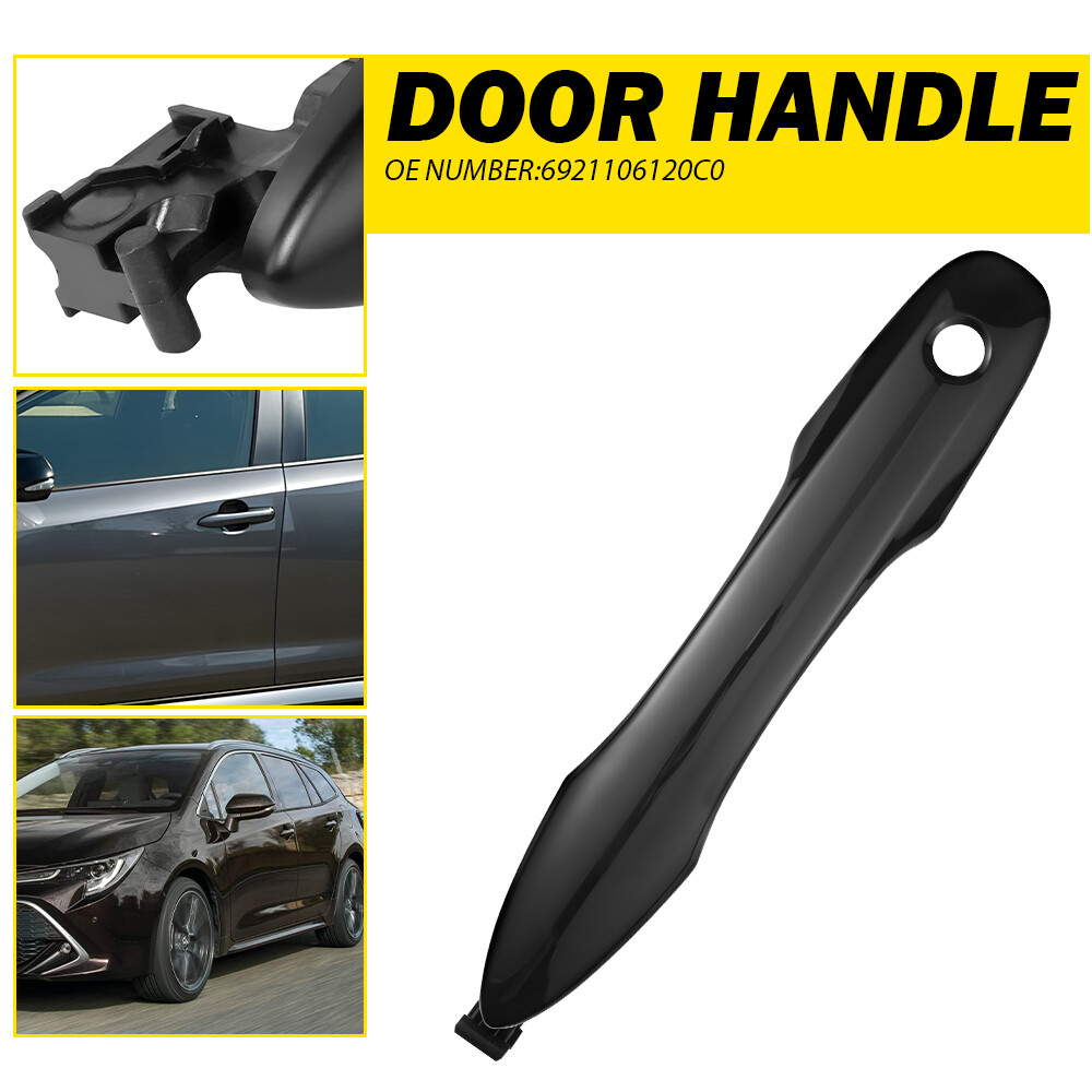 Front Driver Side Exterior Door Handle For Toyota Camry & Avalon 2018-2023 - Black 8 thumbnail image