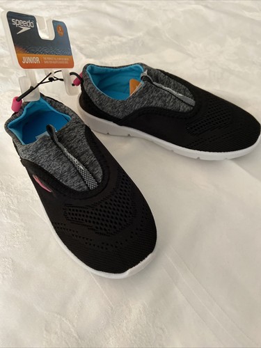 NWT Junior Girls Speedo Aqua Skimmer Water Shoes Size S 11-12 - Picture 3 of 10