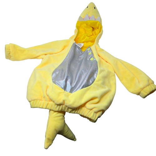 Baby Shark Halloween Costume Infant Size 12 Months Yellow 3D
