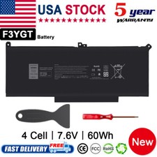Battery for Dell Latitude 12 13 14 Series E7280 E7290 E7380 E7390 E7480 E7490