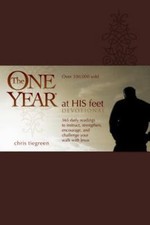 The One Year at His Feet Devotional by Tiegreen, Chris