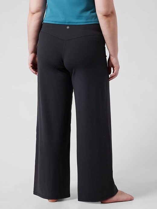 ATHLETA Elation Wide Leg Pant SP Small Petite S P Black 798650 NEW eBay