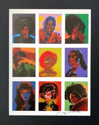 Andy Warholの絵 額縁付き 10%オフ Andy Warhol | Vintage 1984 Ladies and Gent Print Signed | Framed