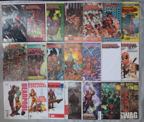 Deadpool 1 Hip Hop 45 Phantom Variant Merc With a Mouth 5 8 9 11 lot of 21 - Picture 1 of 17