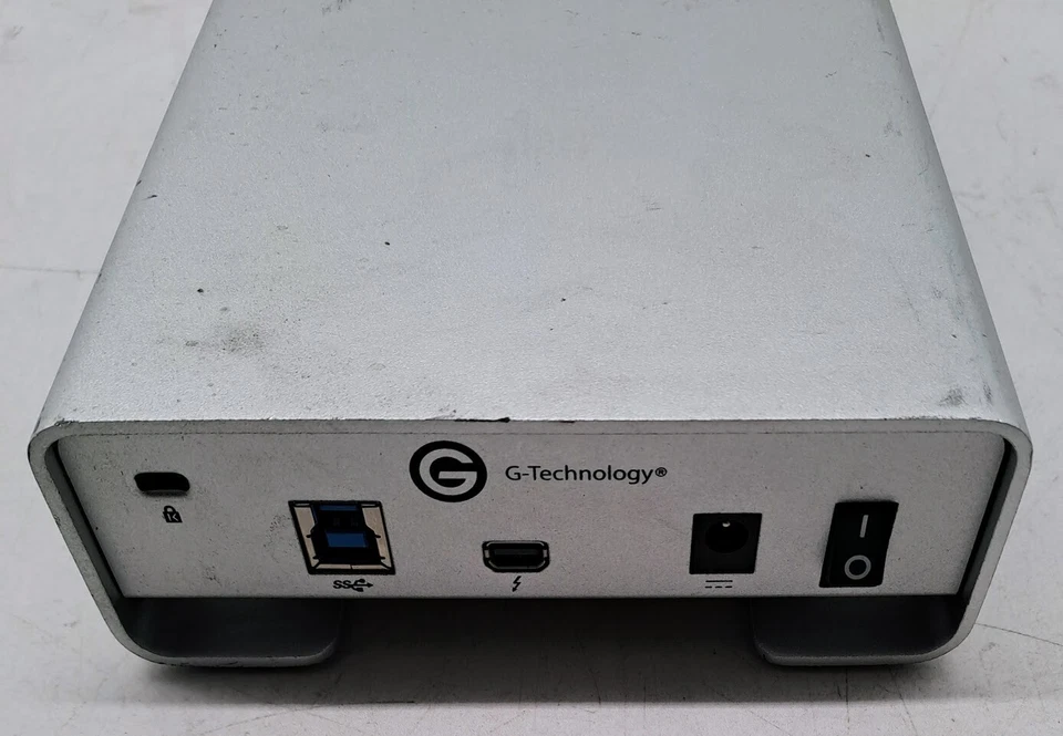 G-Technology 4TB G-DRIVE USB 3.0 Silver External HDD -0G03050/no power adapter - Image 2 of 4