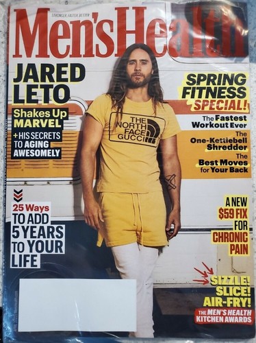 MEN'S Health Magazine- April 2022 - Spring Fitness Special - JARED LETO COVER - 第 1/2 張圖片