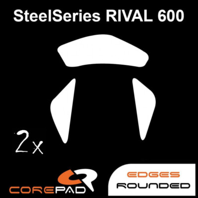 Corepad Skates Rival 600 Piedini Sostitutivi Corepad Skatez Per Mouse Steelseries Rival 600 650 Ptfe F 518358 - Foto 11
