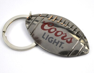 Coors Light Bier USA American Football Schlüsselanhänger Keyring