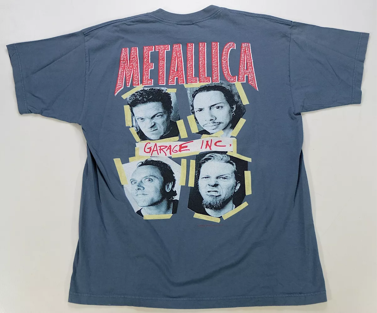 Rare VTG GIANT Metallica Garage Inc. 1998 Tour T Shirt 90s Metal Rock Band  SZ XL