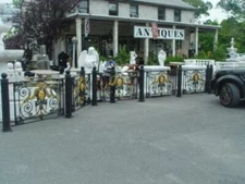 BEAUTIFUL VICTORIAN STYLE CAST IRON HEAVY SOLID ESTATE FENCE PANELS - FP11