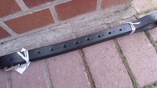 B&uuml;gelriemen aus Leder L&auml;nge ca  160 cm ,schwarz