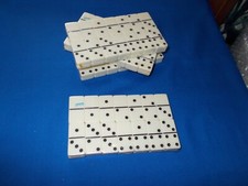 1  SET OF TOP QUALITY JAPANESE DOMINOS 28 PIECES IVORY COLOUR