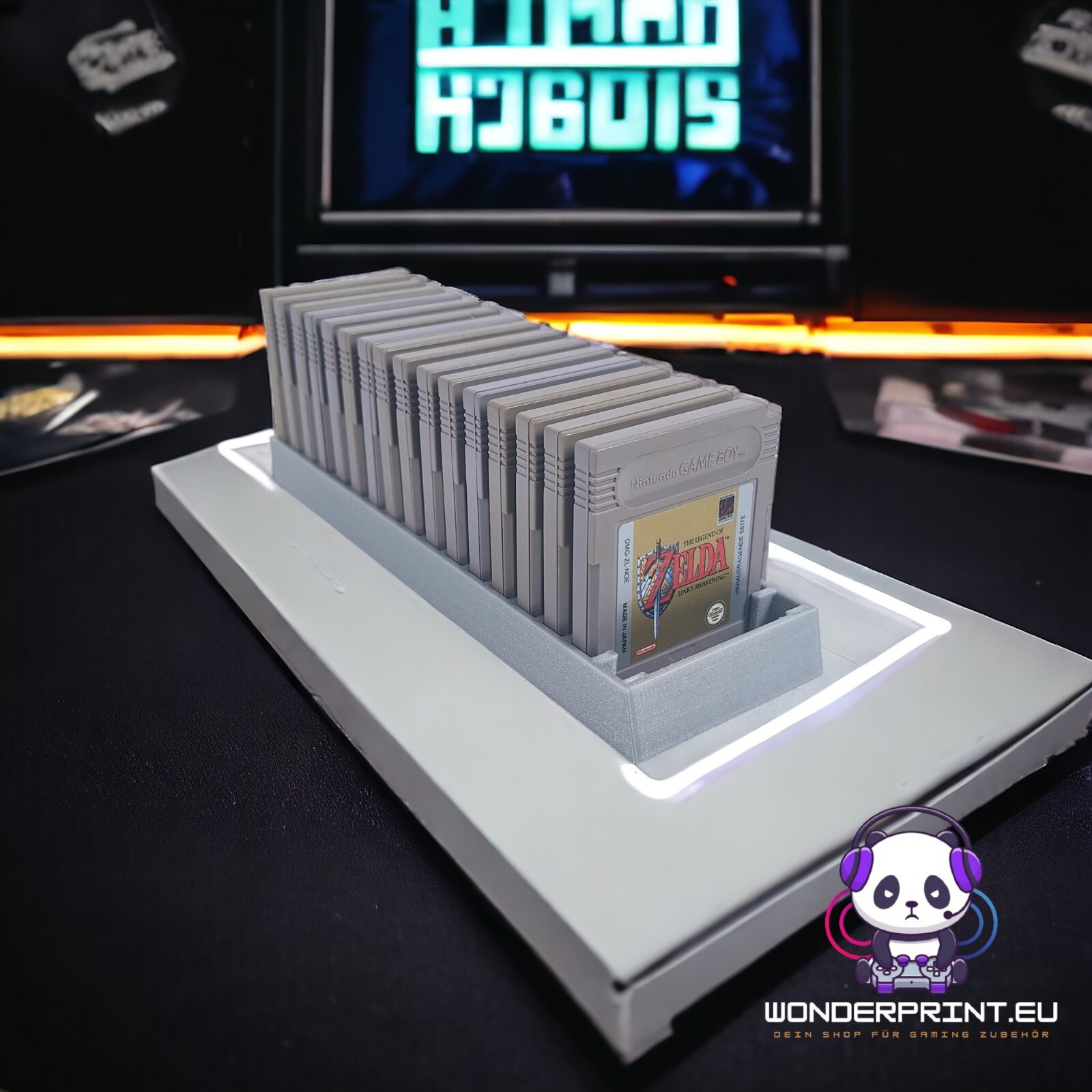 Spielehalterung passend für Gameboy Color Spiele Ständer Display Stand GB GBC