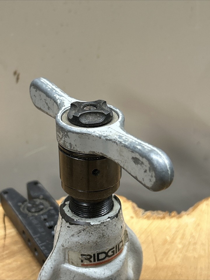 Ridgid 458 Ratcheting Flaring Tool 1/8" to 3/4" 45 Degree For Gas Line