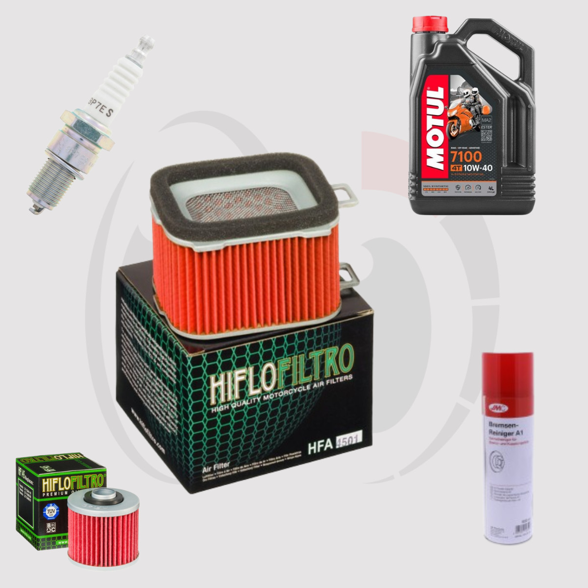 Kit Entretien YAMAHA SR 500 1978-1983 Éviter l'Usure Moteur avec MOTUL 7100