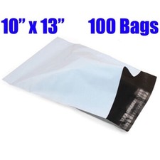 100 Poly Premium Mailers Shipping 2.5 Mil Self Sealing Tearproof Plastic Bags