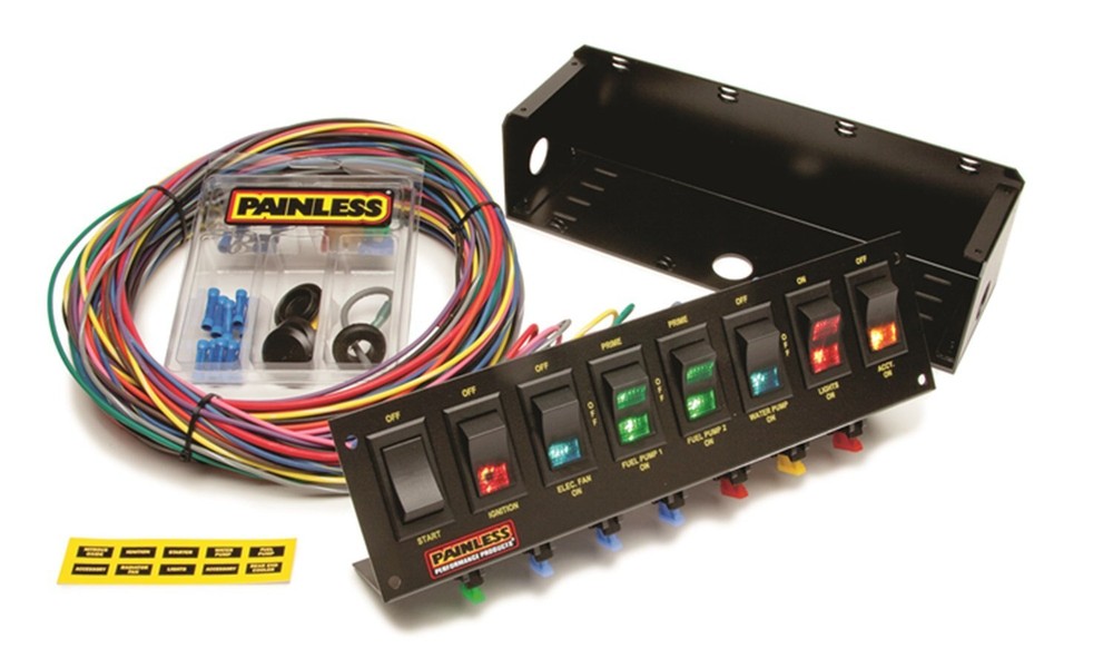 Wiring 50303 Race Car 8 Switch Panel