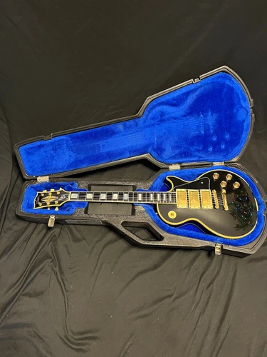 1989 Gibson 35th Anniversary Les Paul Custom Triple Pickup in Ebony W/OHSC