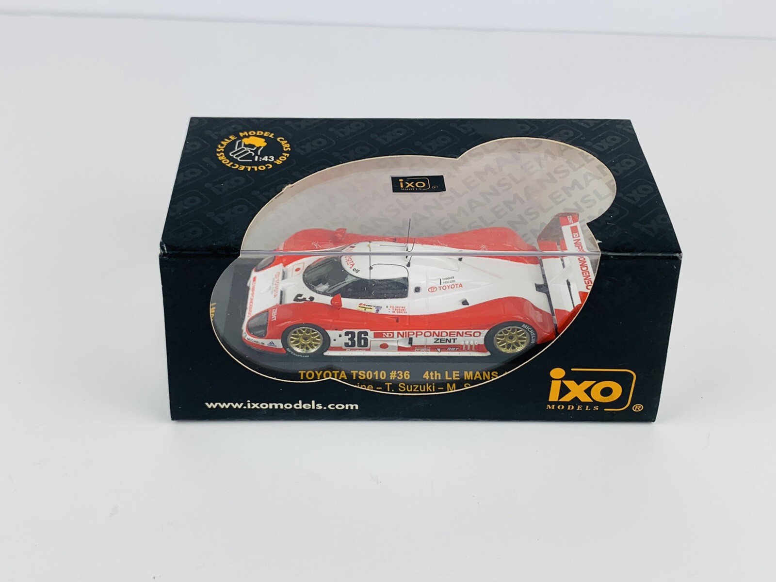 Ebbro Toyota TS010 Nippondenso Le Mans 1993 N°36 Miniature 1/43 Résine