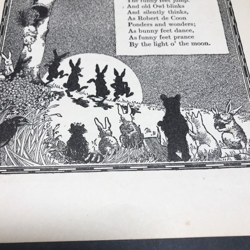 Woodland creatures light of Moon Nursery Vintage whimsical book print - Picture 3 of 20