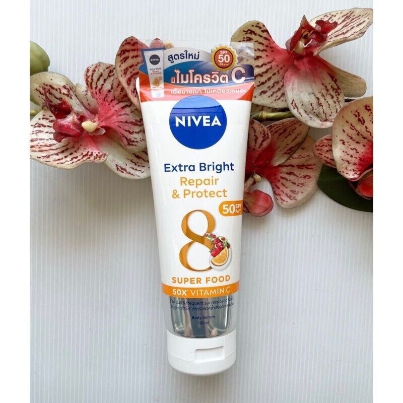 Lait solaire Sensitive Protection immédiate FPS50+ Nivea Sun, 200ml