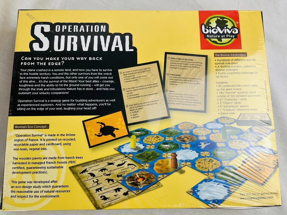 Operation Survival Board Game Can You Make Your Way Back From The Edge Sealed - Image 3 of 4