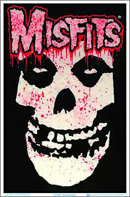 Misfits Splatter Blacklight Poster - Flocked - 23" x 35"