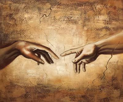 Creation,  20x24 Hand Painted Oil Painting on Canvas