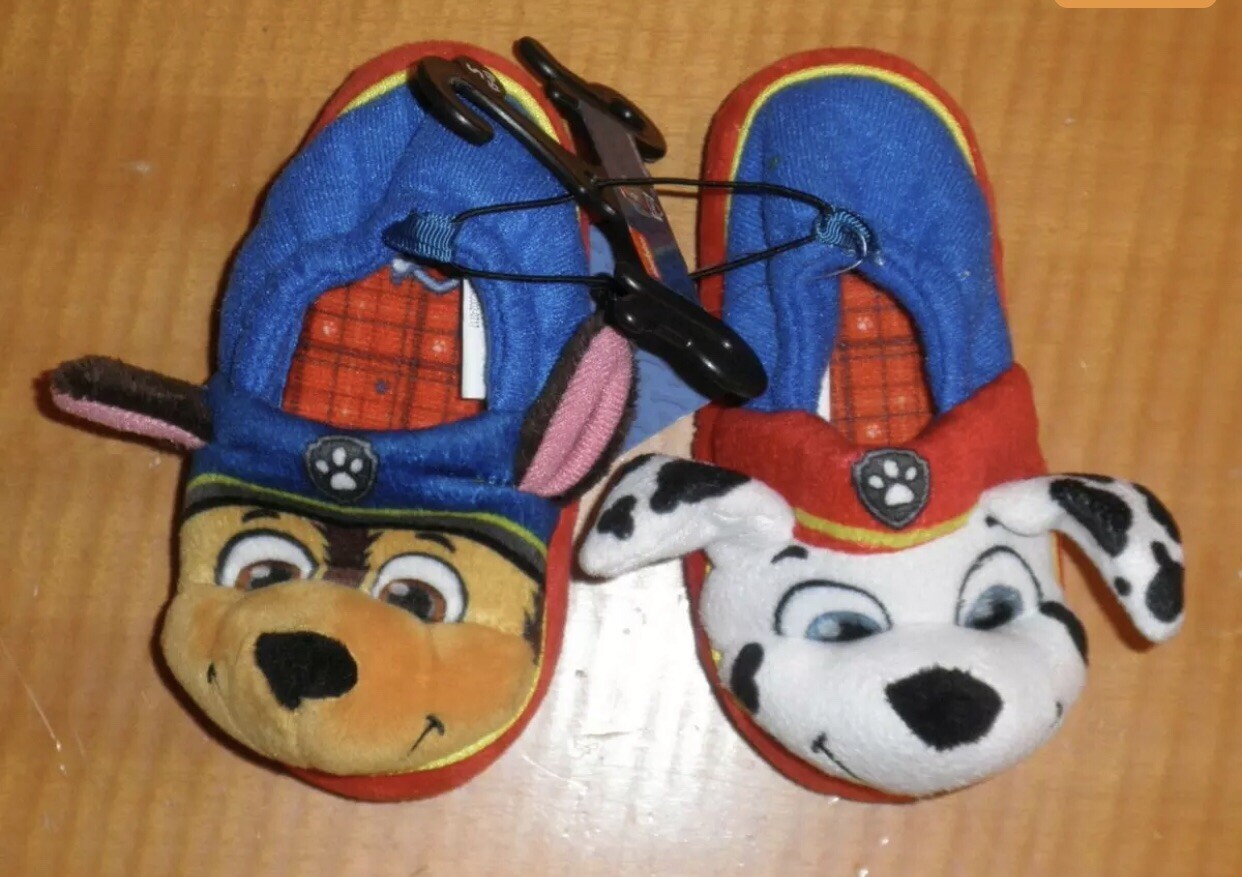 SAOLA SCARPE PANTOFOLE PAW PATROL RAGAZZI BAMBINO TAGLIA SM 5 6 SUOLA GOMMA SCARPE CASA NUOVE