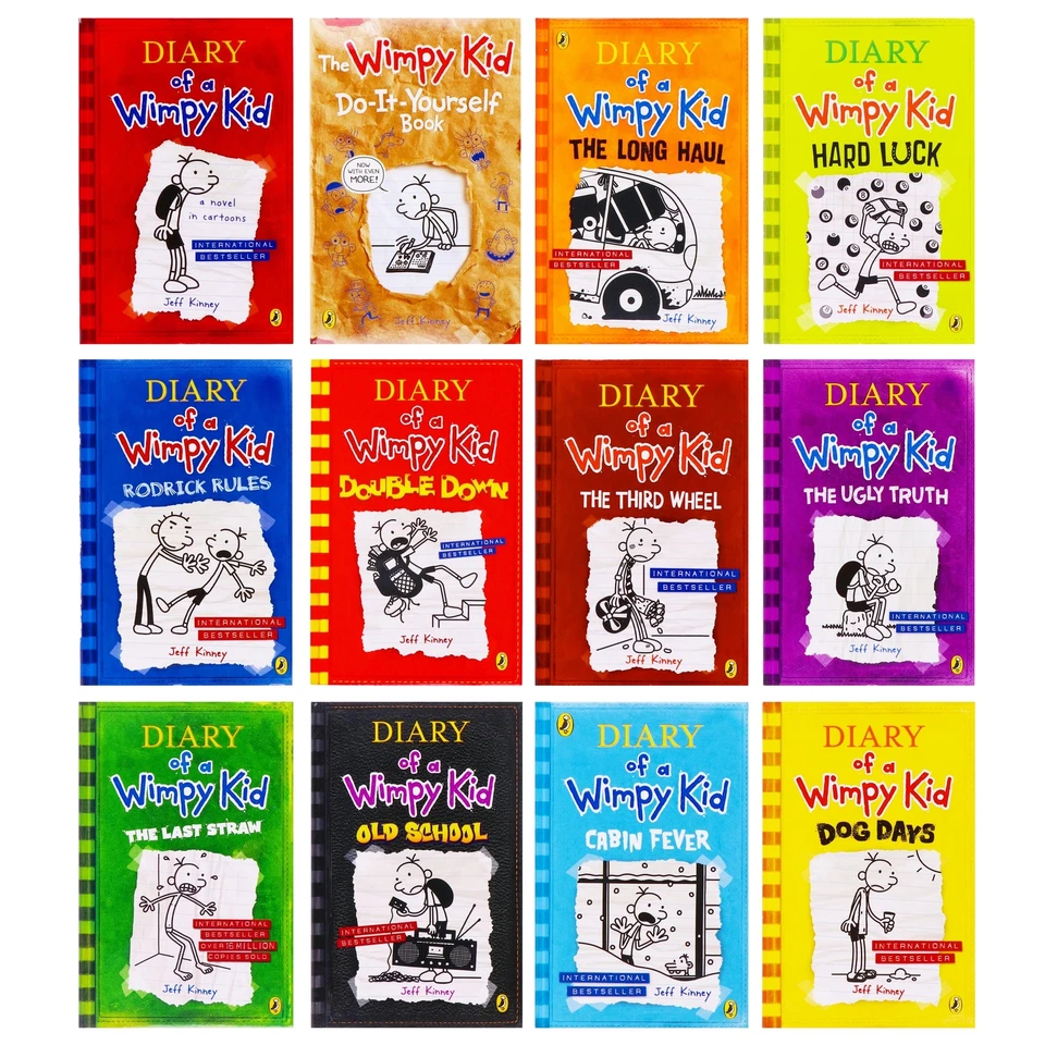 Diary of a Wimpy Kid by Jeff Kinney 12 Books Collection Box Set - Ages 7-12 - PB - Image 2 of 4