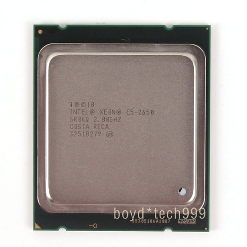 Procesador CPU Intel Xeon E5-2650 E5-2660 E5-2670 E5-2689 2680 LGA 2011/Socket R - Imagen 2 de 6