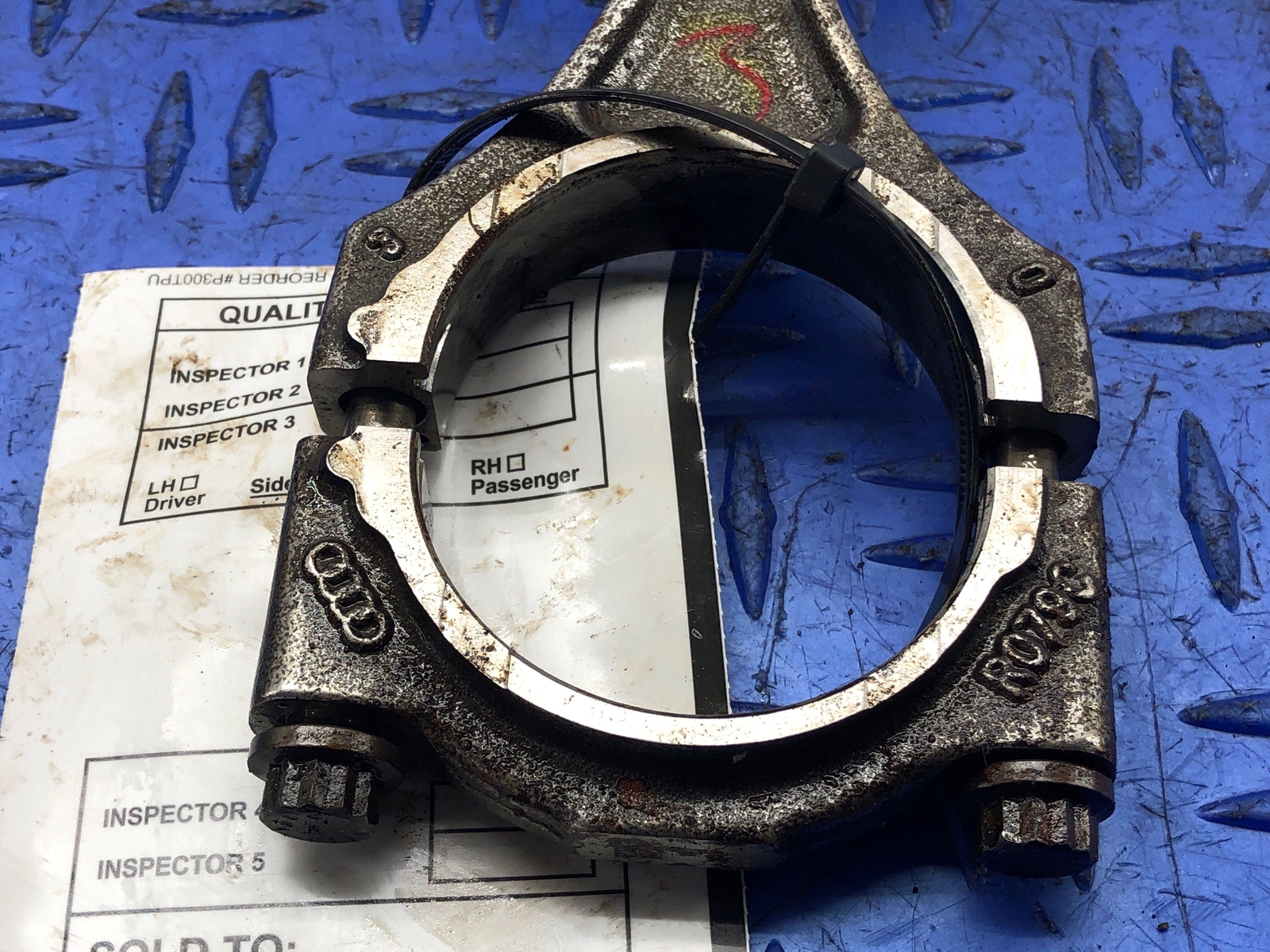2011-2015 AUDI R8 4.2L ENGINE PISTON W/CONNECTING ROD 079107066CT OEM