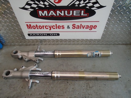 2001 Kawasaki Ninja ZX7R ZX7P 750 front forks 44070-1490-KF no leaks