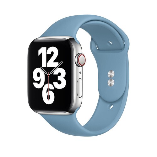 Cinturino Silicone Sport 40/44/41/45/49mm per Apple Watch Serie 9 8 7 6 5 4 SE - Foto 20 di 69