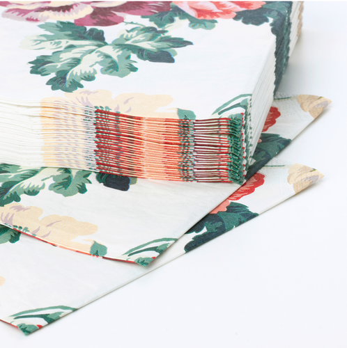 IKEA SMAKSINNE Paper Napkin,Multicolour/Flower, 33x33 cm, 12 63/64"x12 63/64" - Picture 3 of 4