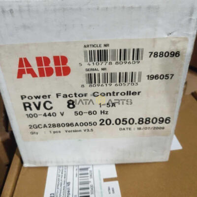 1PC ABB RVC-8 RVC8-1/5A Power Factor Controller NEW