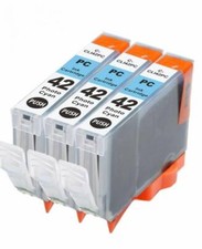 3 Pack ink Cartridges for Canon CLI-42 Inkjet PIXMA PRO-100 3 PC 