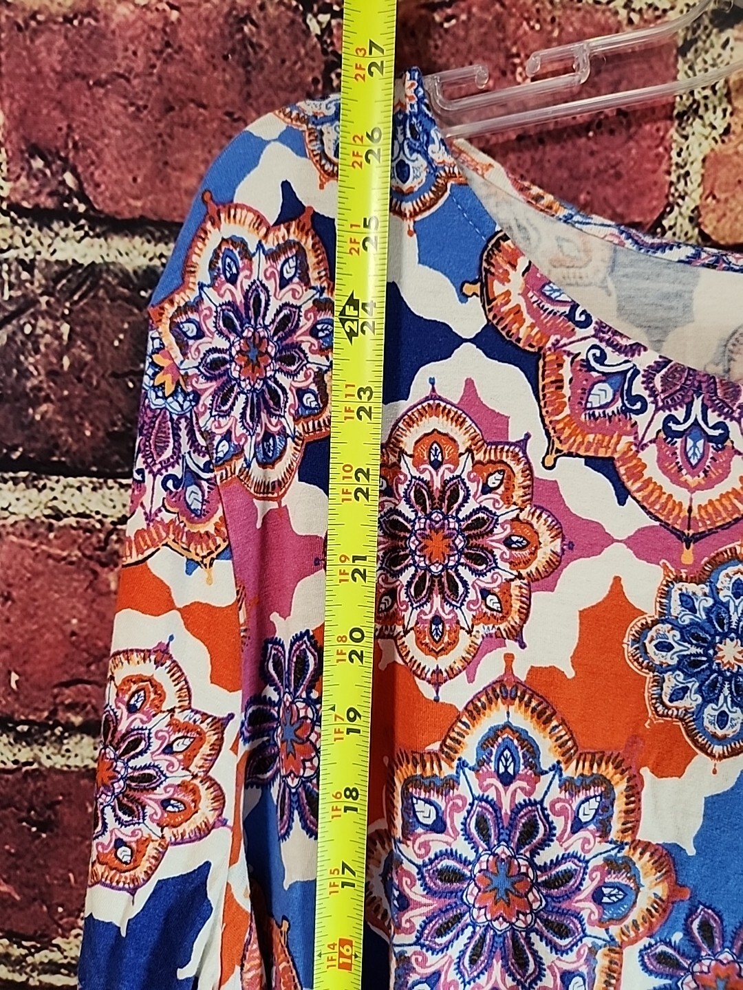 Ruby Rd. Womans Blouse Top Multicolor Geometric X… - image 7