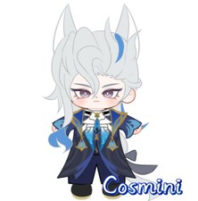 Anime Genshin Impact Neuvillette 20cm Plush Doll Stuffed Dress up Toy Game