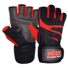 MRX Weightlifting Gloves Workout Wrist Support Lifting Gym Accessories Gloves
