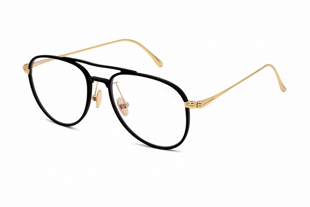 Tom Ford FT 5666-b 002 Matte Black Gold 