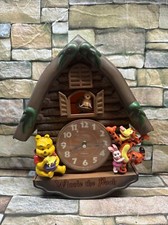 Winnie the Pooh Cuckoo Wall Clock, Missing Pendulum, Partial Functionality