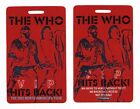 The Who Vip Backstage Pass Laminate - 2022 The Who Hits Back! Tour