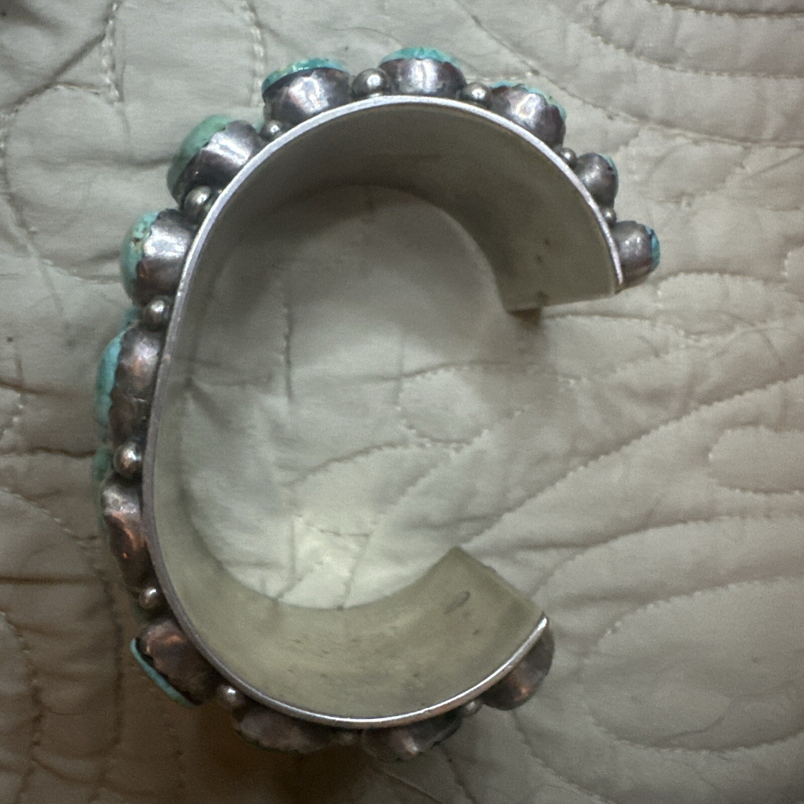 Authentic Antique Native American Cuff Bracelet S… - image 10