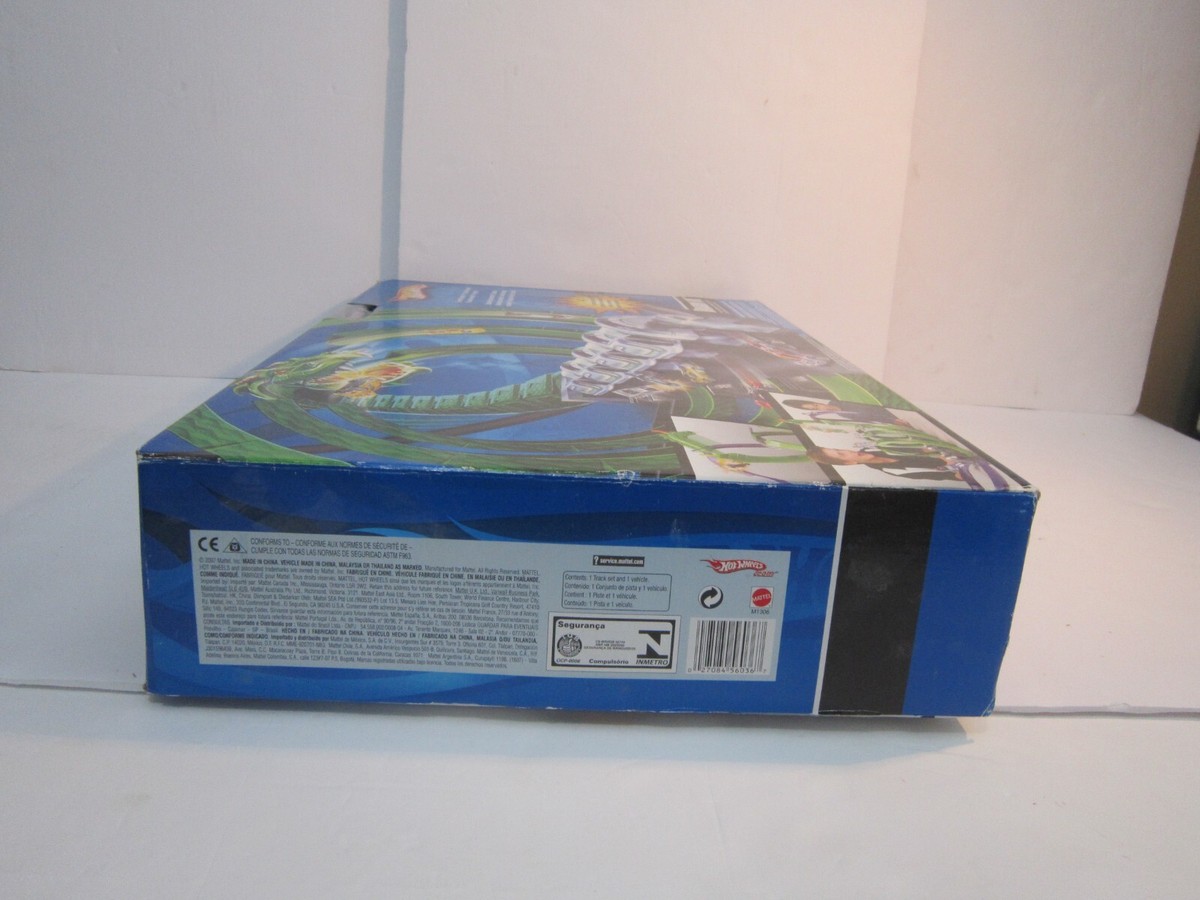 New Hot Wheels Dragon Fire Track Set (M1306) Motorized Boosters