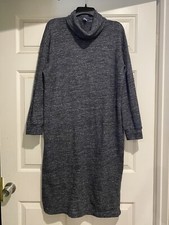 Old Navy Long Sleeve Cowl Neck Dress Women’s Large Black