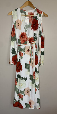 extra long white maxi dress Elysium White Maxi Dress - US 8 main image 1