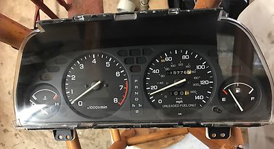 1990 1991 ACURA INTEGRA SPEEDOMETER CLUSTER RS AUTOMATIC 115k