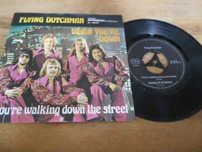 7'' Pop Flying Dutchman - When You're Down (2 Song) BLACKFIELD PROD signed