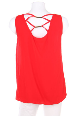 TODAY Blouse Top Lacing XL red